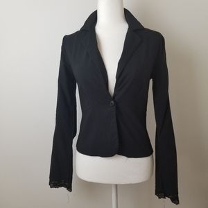Lipsy Blazer suit jacket w/lace cuffs M